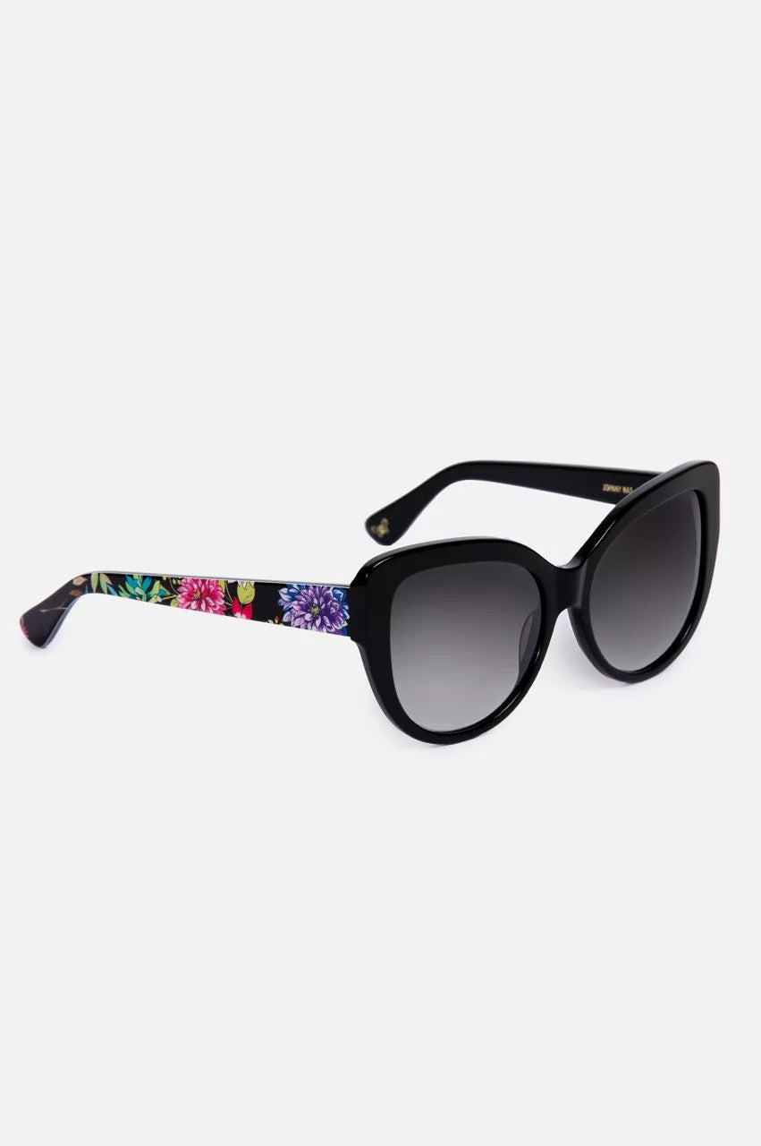 Johnny Was Sydnee Sunglasses Black Printed