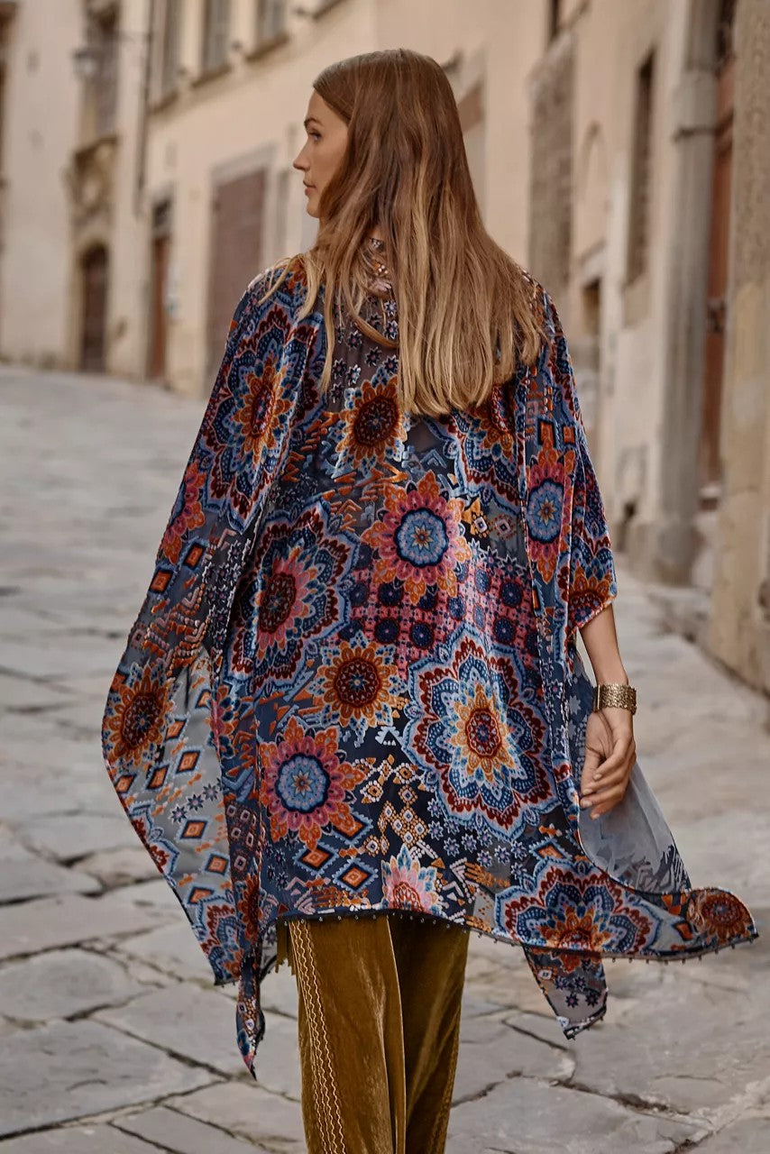 Johnny Was BURNOUT VELVET SHAWL