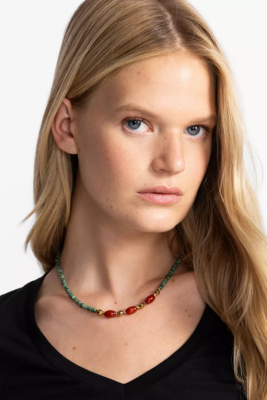 Johnny Was AWAY WE GO BEADED NECKLACE
