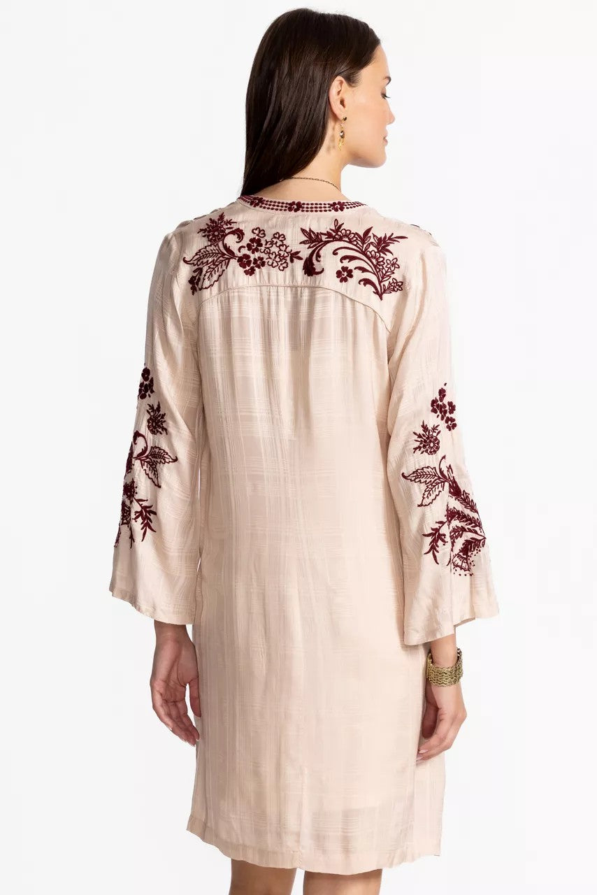 Johnny Was WESTERN PIPED YOKE DRESS