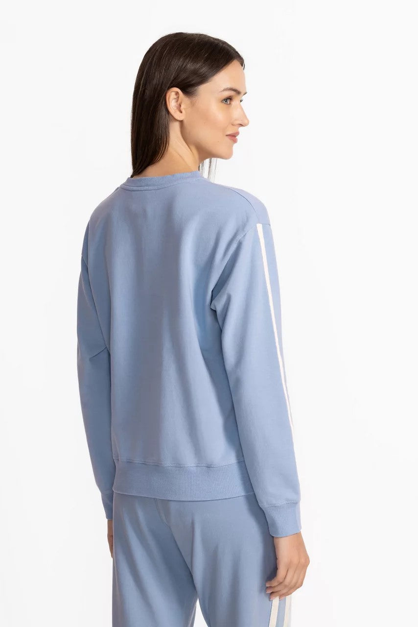 Johnny Was BEE ACTIVE CREW NECK PULLOVER WITH STRIP