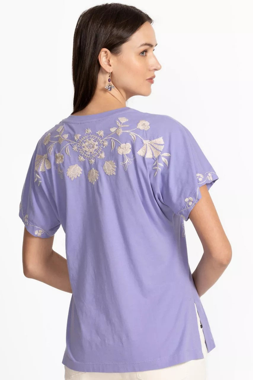 Johnny Was SIDE SLIT DOLMAN TEE