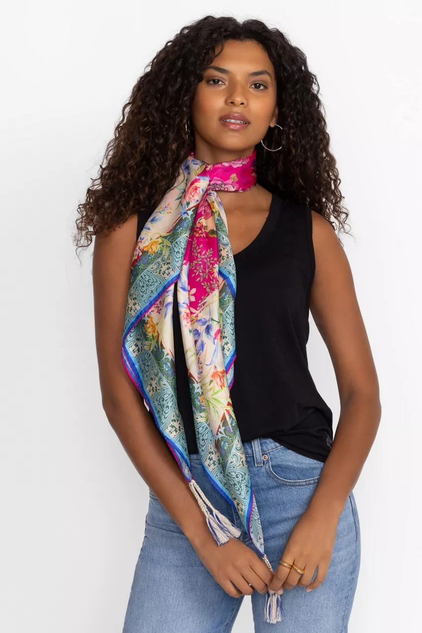 Johnny Was FIORAH SILK SCARF