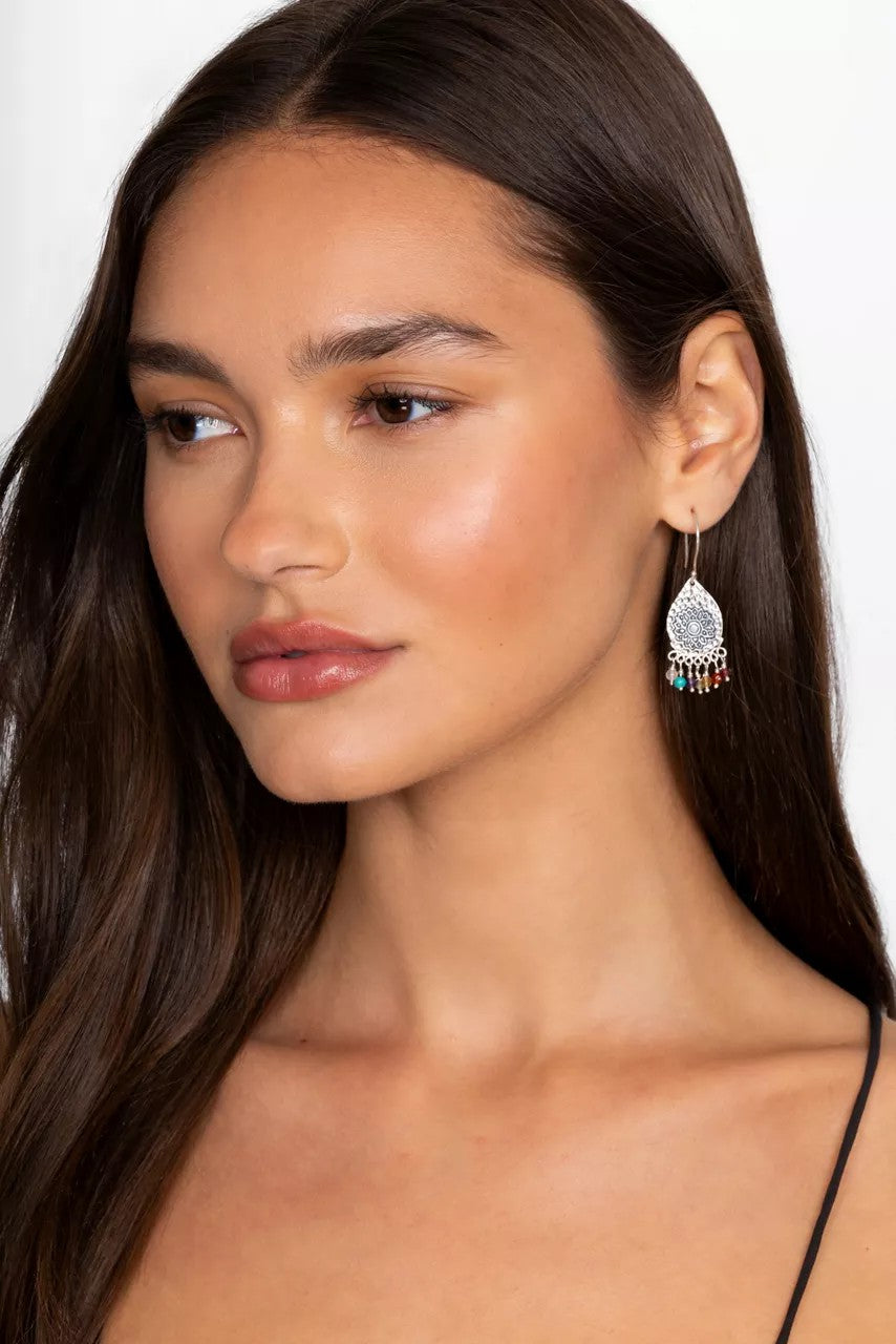 Johnny Was CHAKRA DROP DANGLE EARRINGS