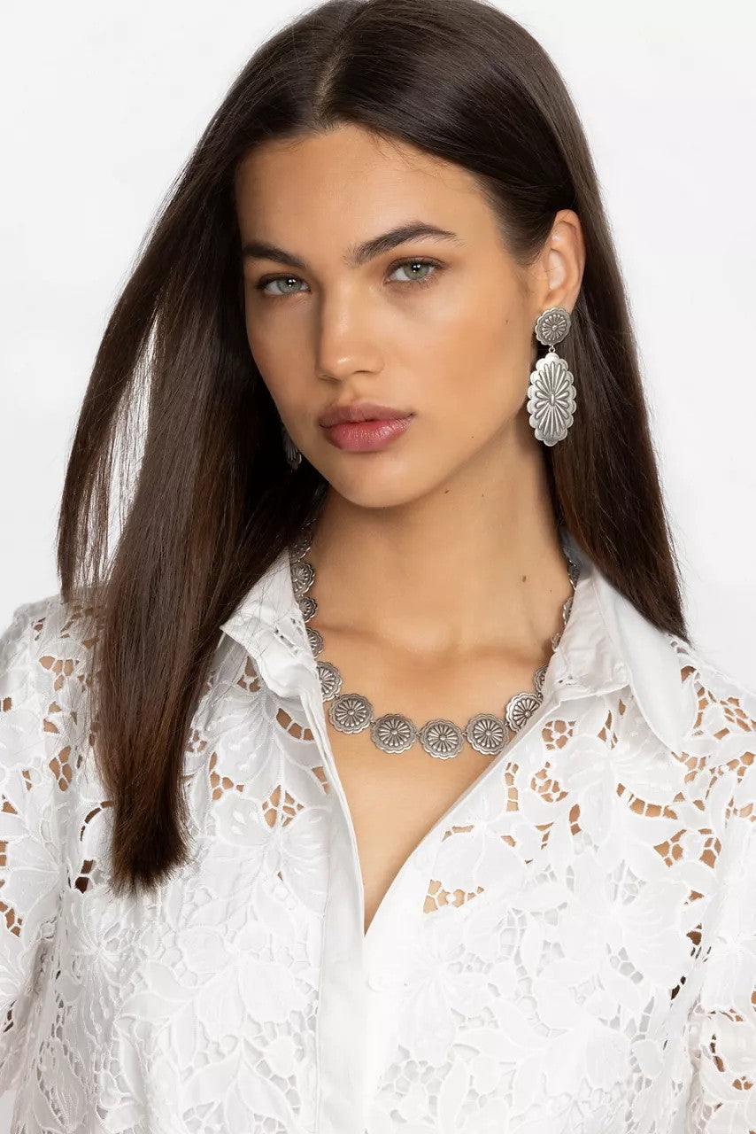 Johnny Was RIVER RANCH CONCHO EARRING