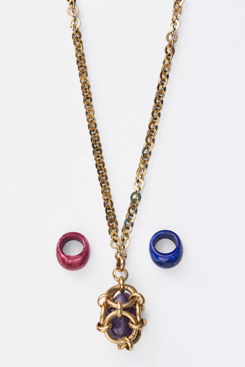 Johnny Was GEMSTONE DOME RING
