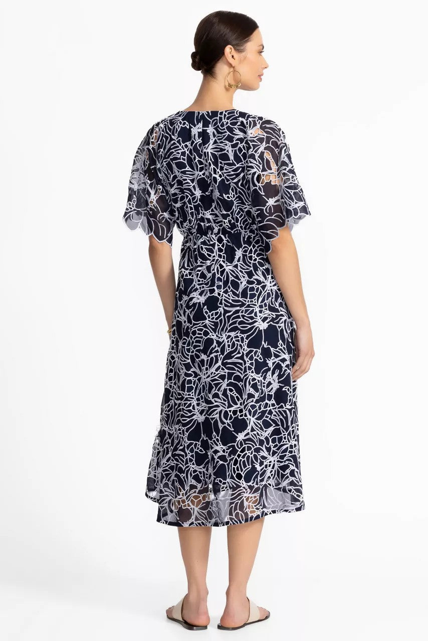 Johnny Was EYELET BLOOM DRESS