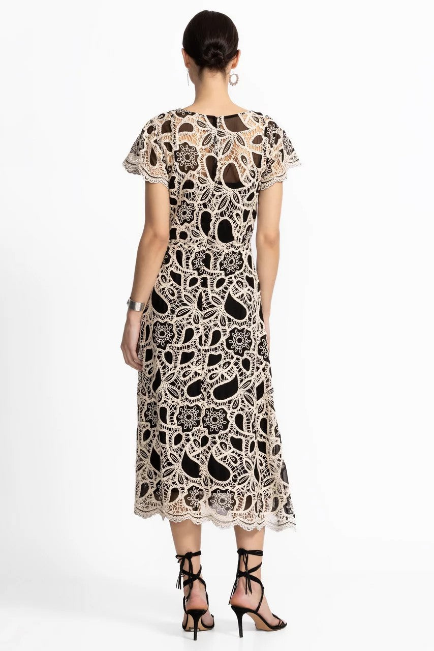 Johnny Was ADALINE SCALLOPED DRESS