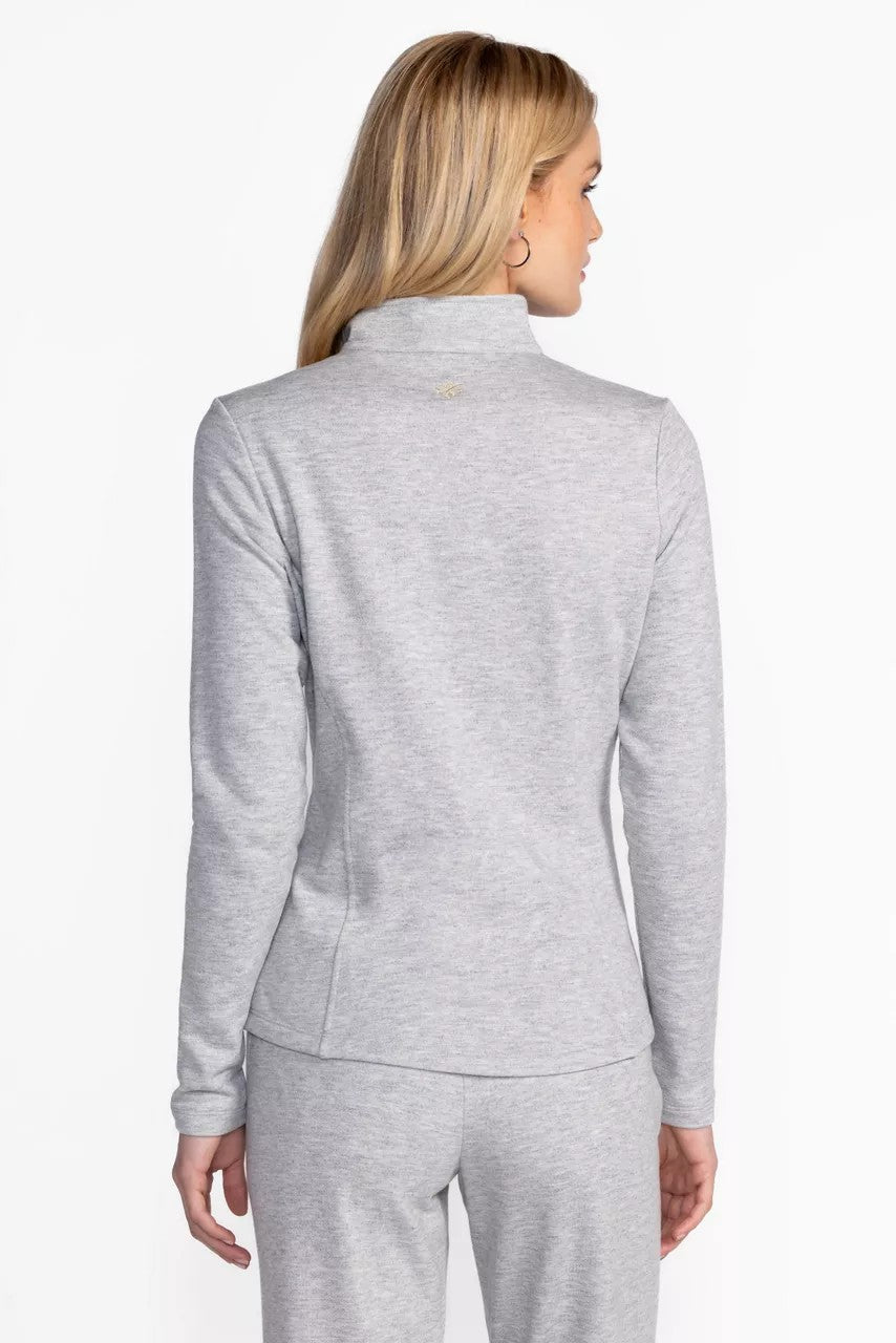Johnny Was BEE ACTIVE ATHLETIC MOCK NECK PULLOVER