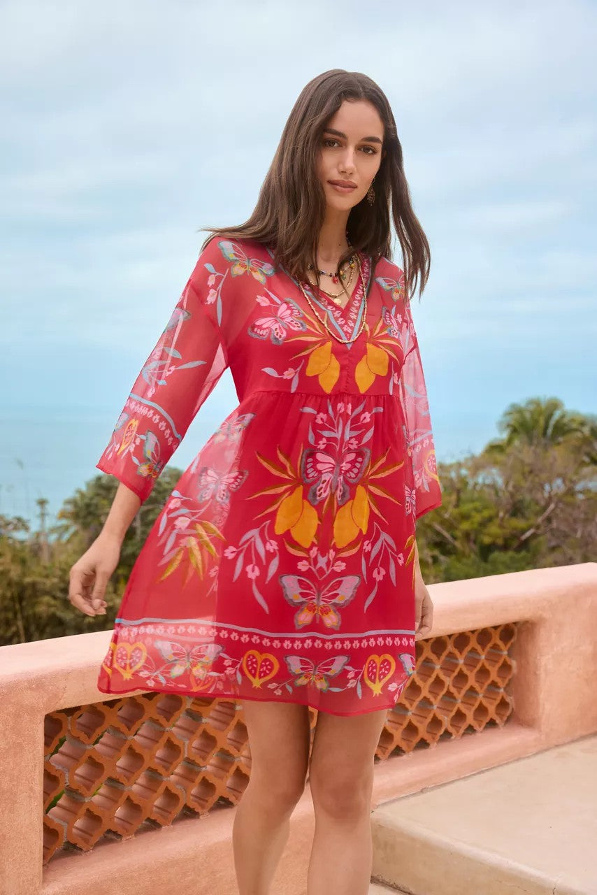 Johnny Was BARBARA MINI DRESS
