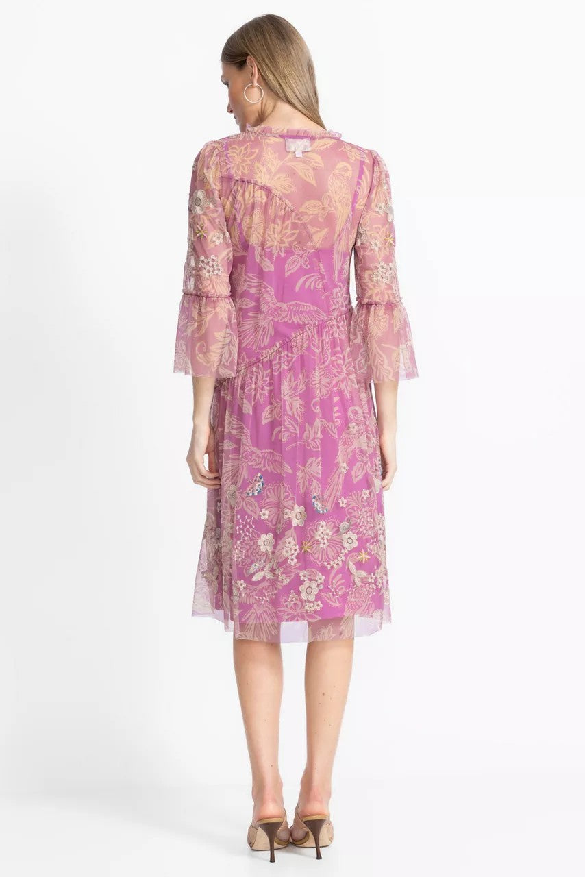 Johnny Was MAZZY ARCHING RUFFLES DRESS