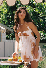 Arabella Dress: Floral Mini Dress for Garden Party | Nana Jacqueline