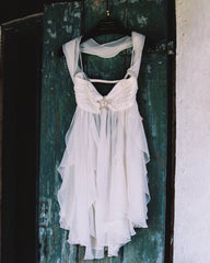 Arabella Dress: White Mini Dress for Bridal Shower | Nana Jacqueline