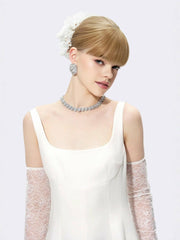 Marianne Dress: White Mini Dress for Bridal Shower | Nana Jacqueline