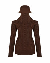 Margo Knit Dress: Brown Mini Dress for Date Night | Nana Jacqueline