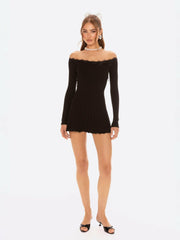 Jenna Dress: Black Mini Dress for Date Night | Nana Jacqueline