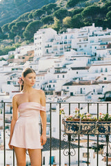 Cornelia Dress: Pink Mini Dress for Bachelorette Party | Nana Jacqueline