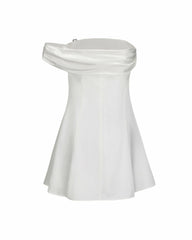 Cornelia Dress: White Mini Dress for Bridal Shower | Nana Jacqueline