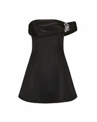 Cornelia Dress: Black Mini Dress for Cocktail Party | Nana Jacqueline