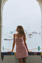Elsie Dress: Pink Mini Dress for Birthday Celebration | Nana Jacqueline