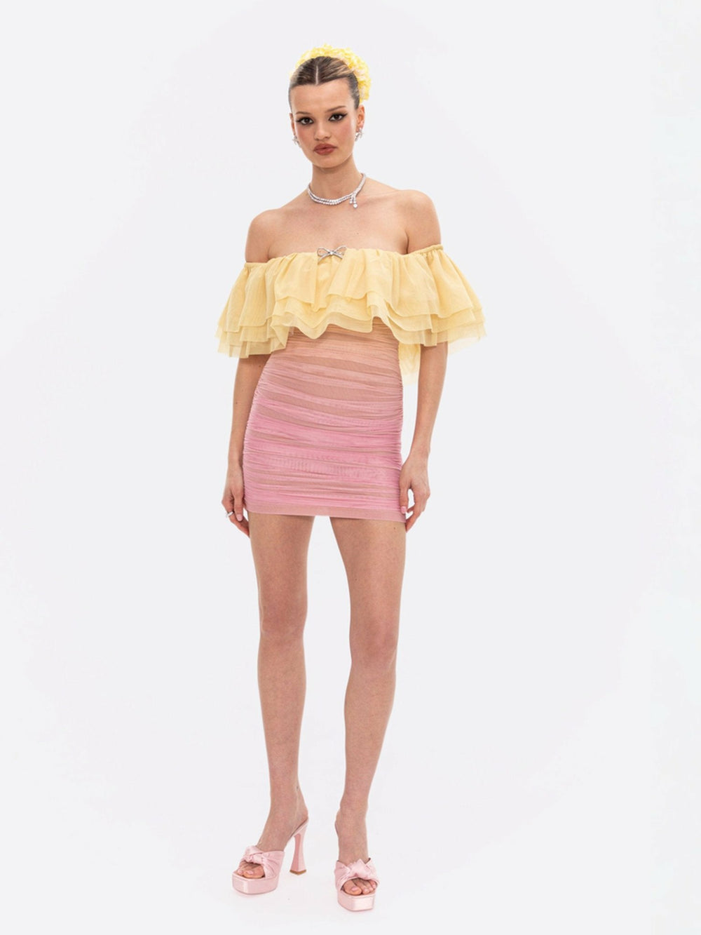 Rosabelle Dress: Pink Mini Dress for Birthday Celebration | Nana Jacqueline