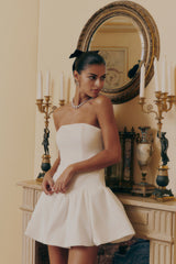 Josie Dress: White Mini Dress for Bridal Shower | Nana Jacqueline