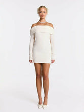 Chantel Dress: White Mini Dress for Bridal Shower | Nana Jacqueline