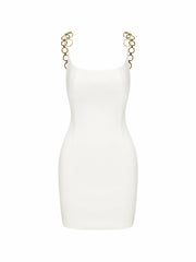 Paloma Dress: White Mini Dress for Engagement Party | Nana Jacqueline