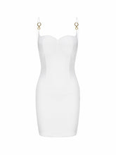 Nadia Dress: White Mini Dress for Engagement Party | Nana Jacqueline