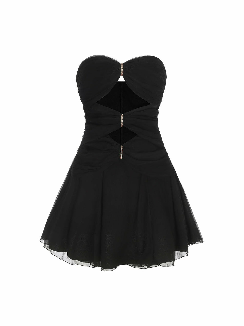 Ilana Dress: Black Mini Dress for Cocktail Party | Nana Jacqueline