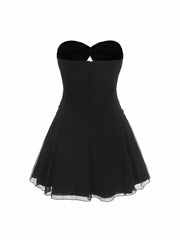 Ilana Dress: Black Mini Dress for Cocktail Party | Nana Jacqueline