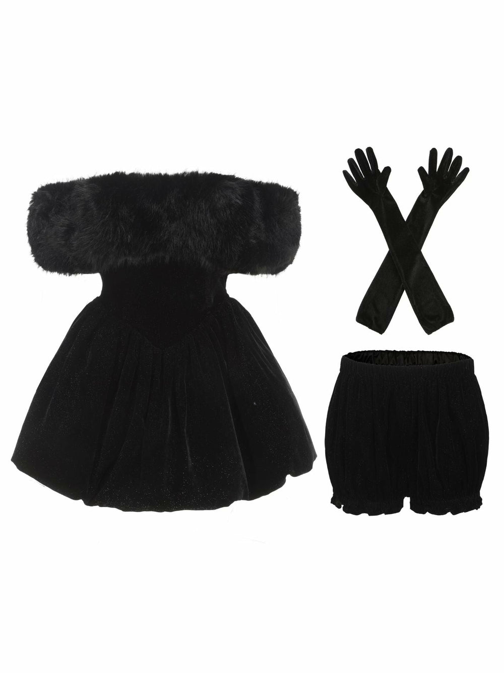 Candice Velvet Dress: Black Mini Dress for Cocktail Party | Nana Jacqueline