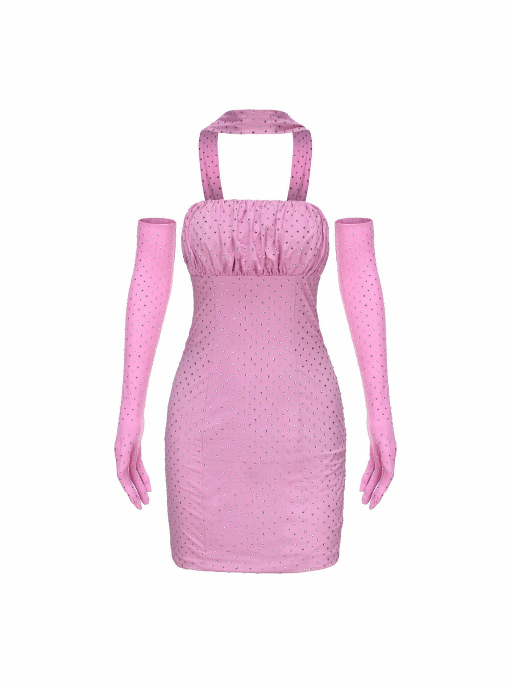 Talia Diamond Dress: Pink Mini Dress for Birthday Celebration | Nana Jacqueline