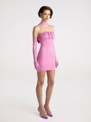 Talia Diamond Dress: Pink Mini Dress for Birthday Celebration | Nana Jacqueline