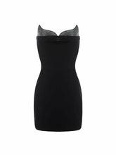 Keira Velvet Mini Dress: Black Mini Dress for Cocktail Party | Nana Jacqueline