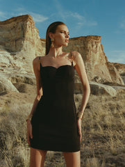 Sabrina Mini Dress: Black Mini Dress for Date Night | Nana Jacqueline