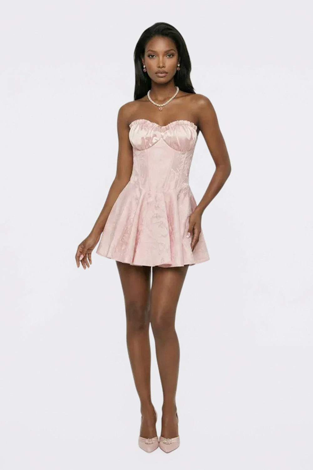 Airina Dress: Pink Mini Dress for Birthday Celebration | Nana Jacqueline