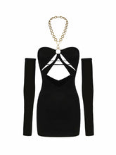 Tilda Dress: Black Mini Dress for Cocktail Party | Nana Jacqueline