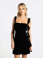 Karina Dress: Black Mini Dress for Cocktail Party | Nana Jacqueline