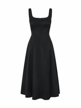 Lauren Square-Neck Black Dress | Nana Jacqueline