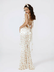 Caroline Dress: Floral Maxi Dress for Garden Wedding Guest | Nana Jacqueline