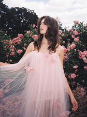 Kiera Dress: Pink Maxi Dress for Garden Wedding Guest | Nana Jacqueline