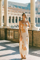 Isolde Dress: Floral Maxi Dress for Garden Wedding Guest | Nana Jacqueline