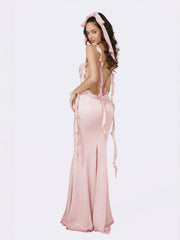 Caroline Dress: Pink Maxi Dress for Formal Wedding Guest | Nana Jacqueline