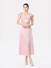 Elara Dress: Pink Midi Dress for Garden Wedding Guest | Nana Jacqueline