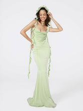 Caroline Dress: Green Maxi Dress for Destination Wedding | Nana Jacqueline