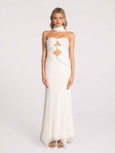 Cassandra Dress: White Maxi Dress for Rehearsal Dinner | Nana Jacqueline