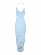 Sorine Dress: Blue Maxi Dress for Formal Wedding Guest | Nana Jacqueline