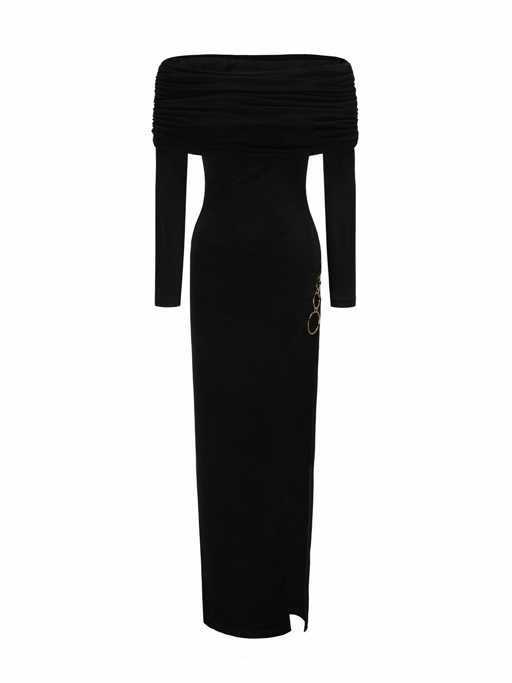 Evianna Dress: Black Maxi Dress for Cocktail Party | Nana Jacqueline