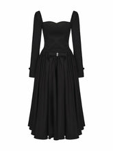 Bernadette Dress: Black Midi Dress for Cocktail Party | Nana Jacqueline